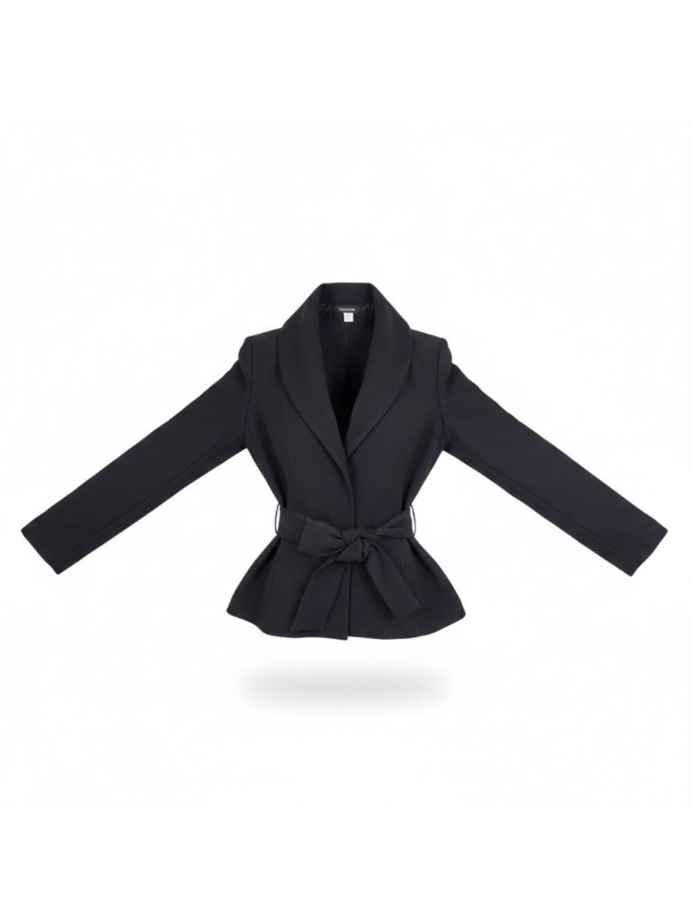 Etcetera Women’s Black Belted Jacket Lightweight Stylish Fit Size 10